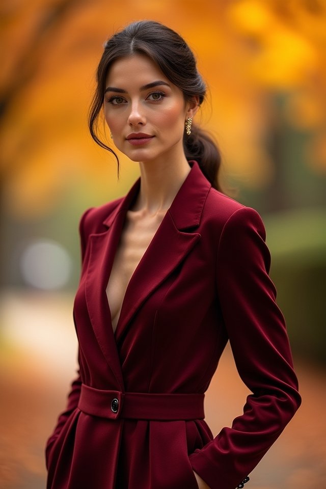 sophisticated pantsuit for elegance