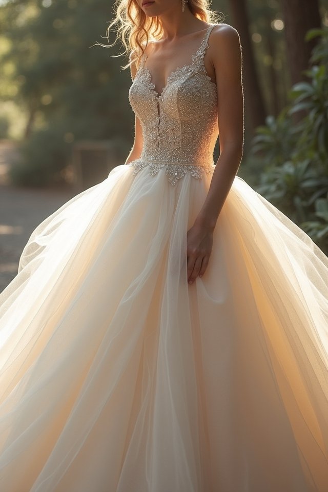 sparkle in elegant gown