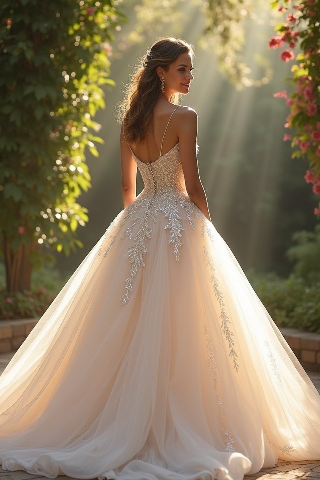 sparkling ballgown for elegance