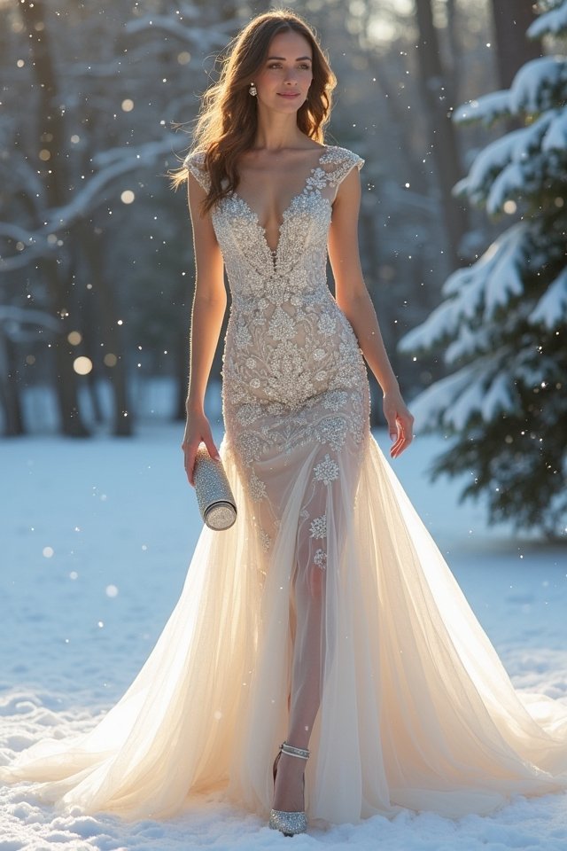 sparkling beaded cocktail elegance