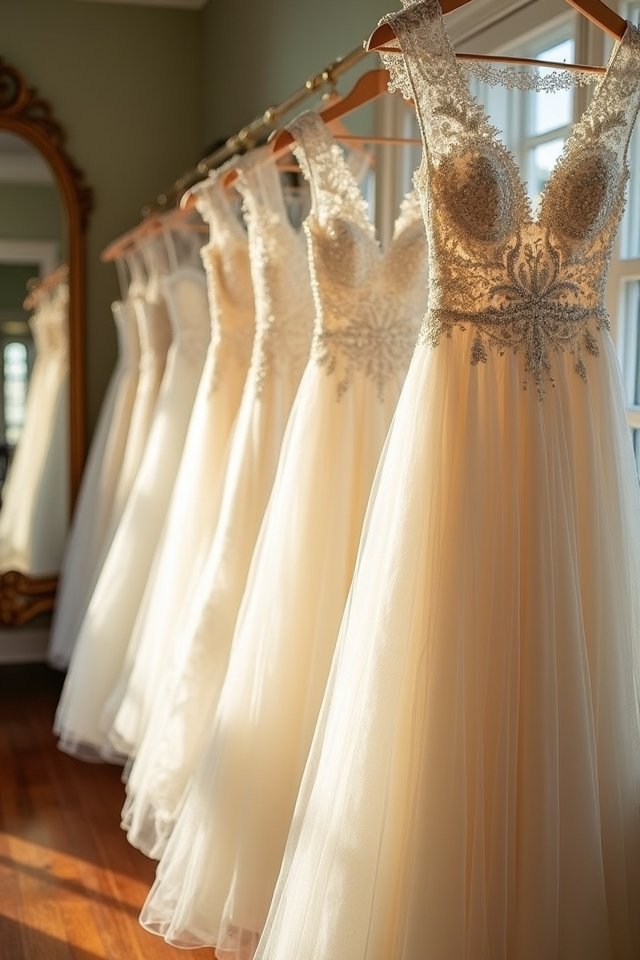 sparkling beaded wedding gowns