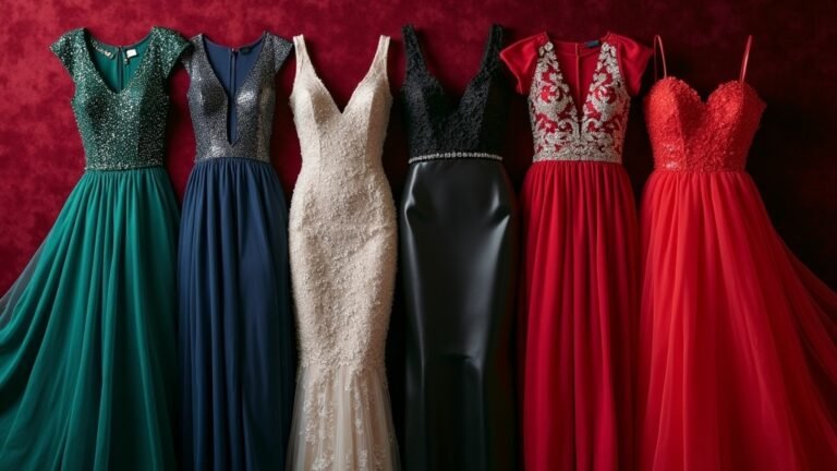 sparkling black tie dresses