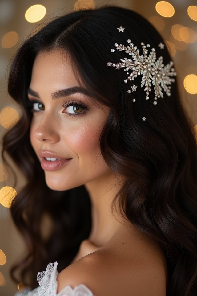 sparkling bridal hair accessories
