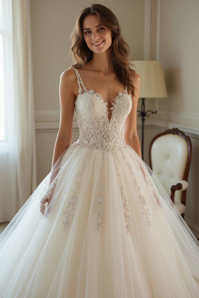 sparkling intricate bridal elegance