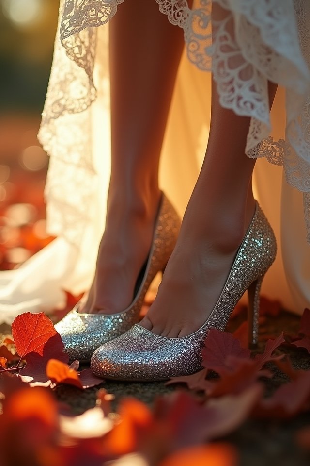 sparkling statement glitter shoes