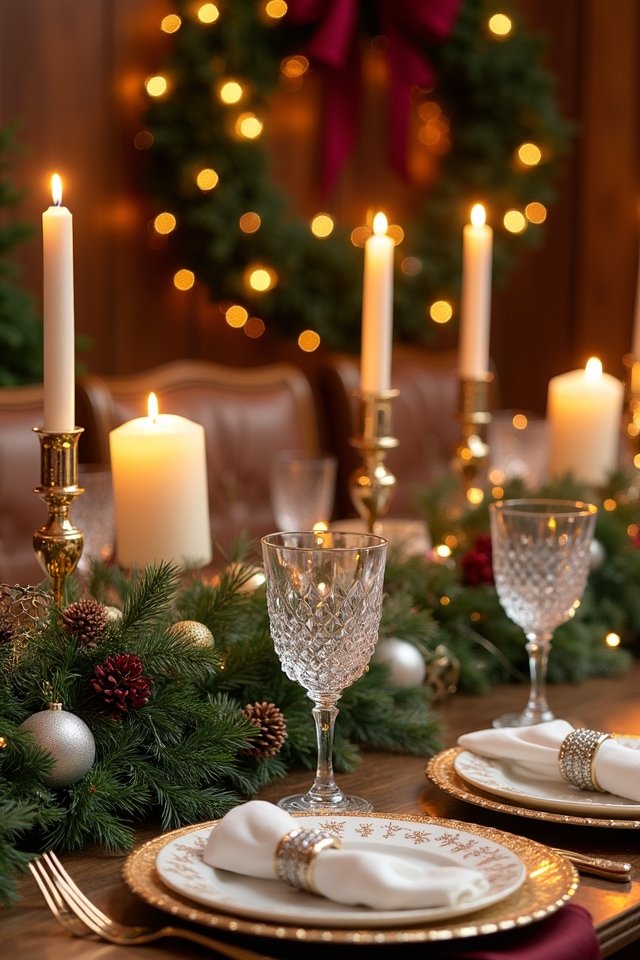 sparkling winter wedding decor
