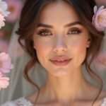 spring bridal natural makeup