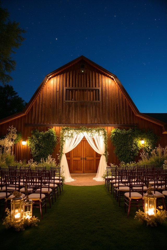 starlit rustic barn romance