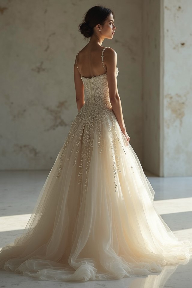 statement making corset gown