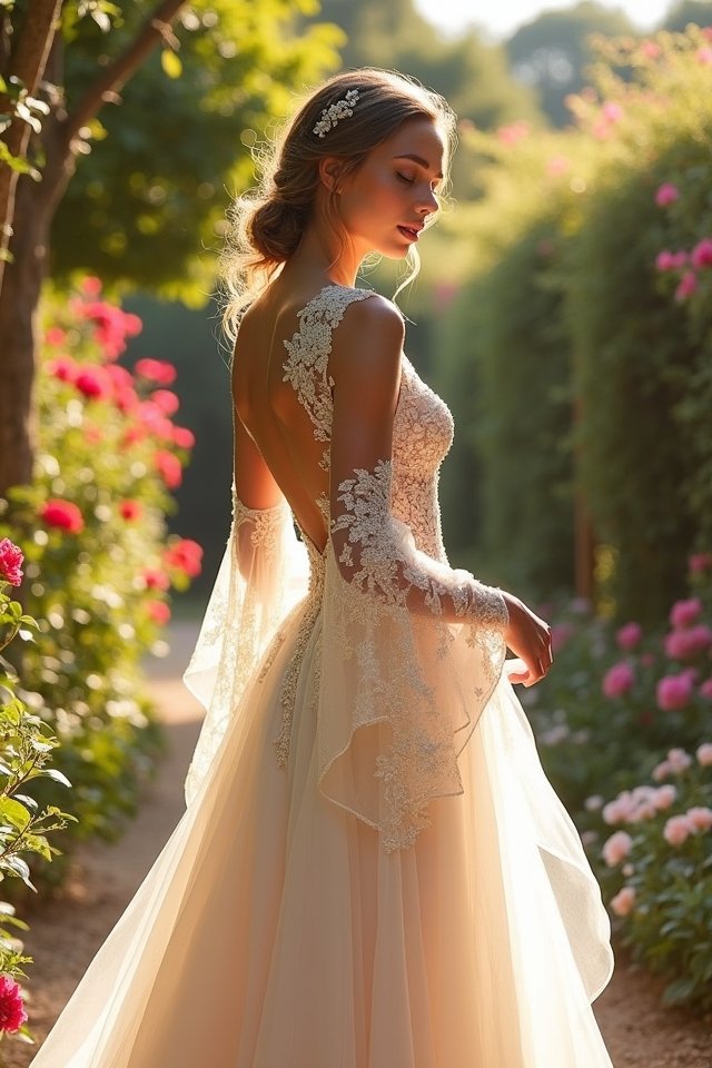 statement sleeves for weddings