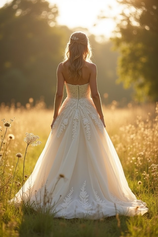 strapless elegance timeless beauty