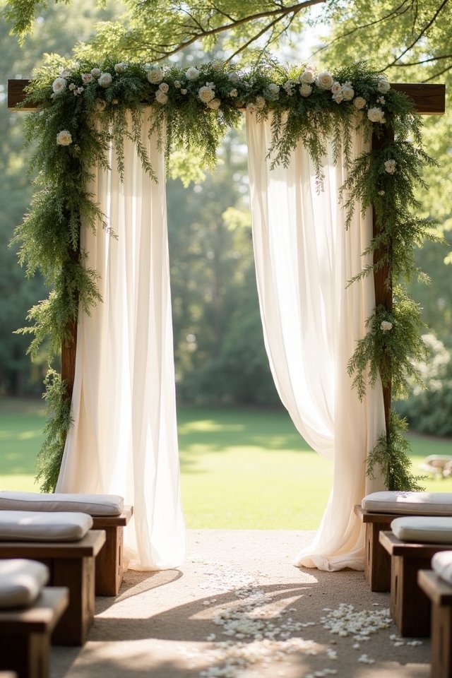 stunning ceremony backdrop ideas