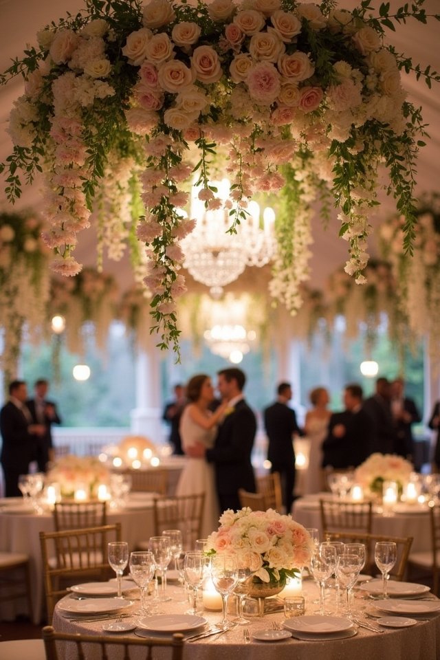 stunning floral wedding backdrop