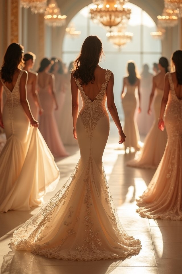 stunning mermaid gown elegance