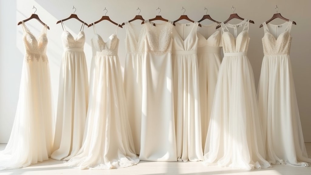 stunning minimalist wedding dresses