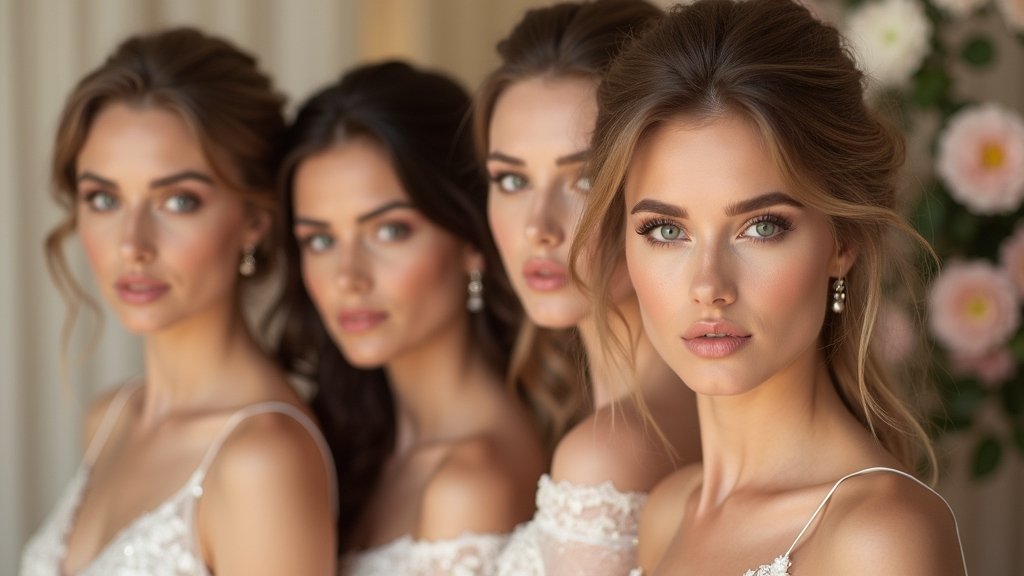 stunning soft bridal looks
