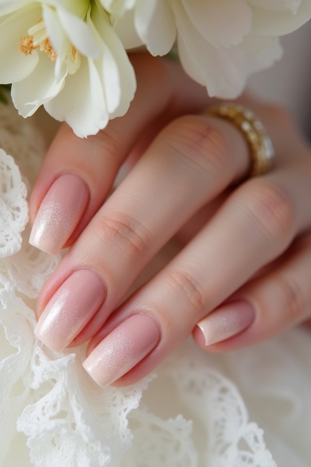 stunning soft pink ombre
