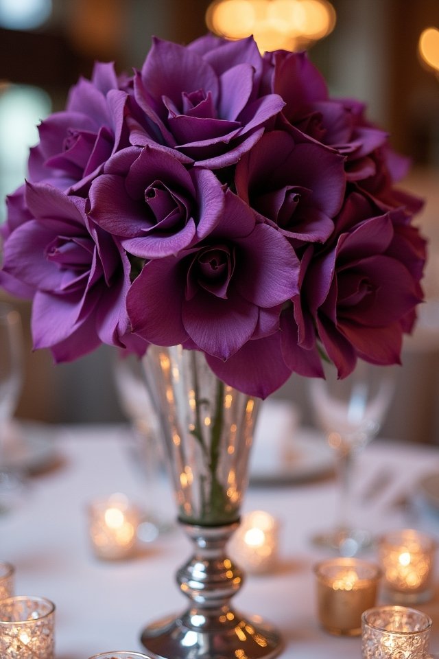 stunning turned glass centerpiece