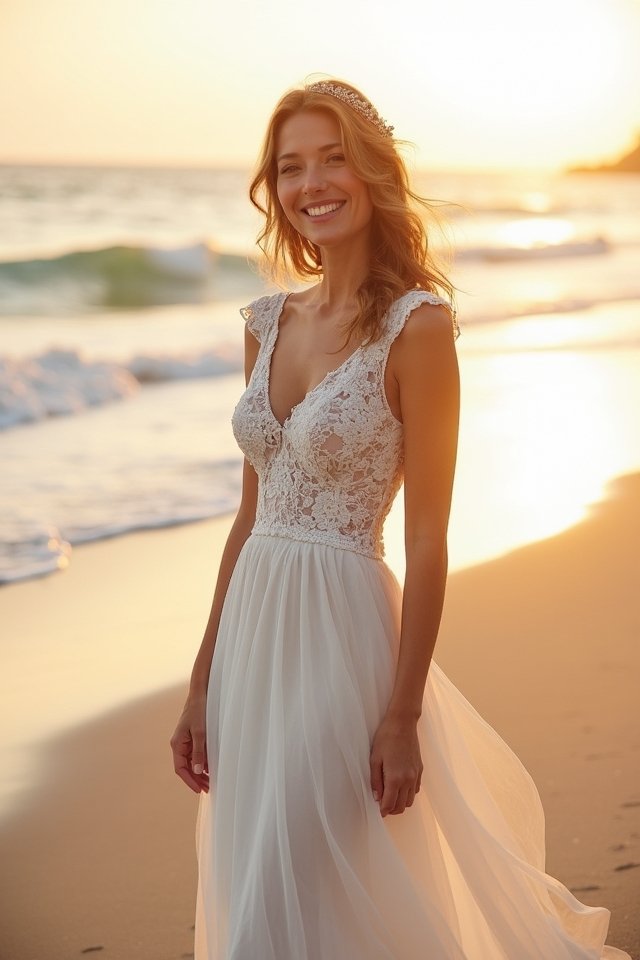 stylish cap sleeve gowns