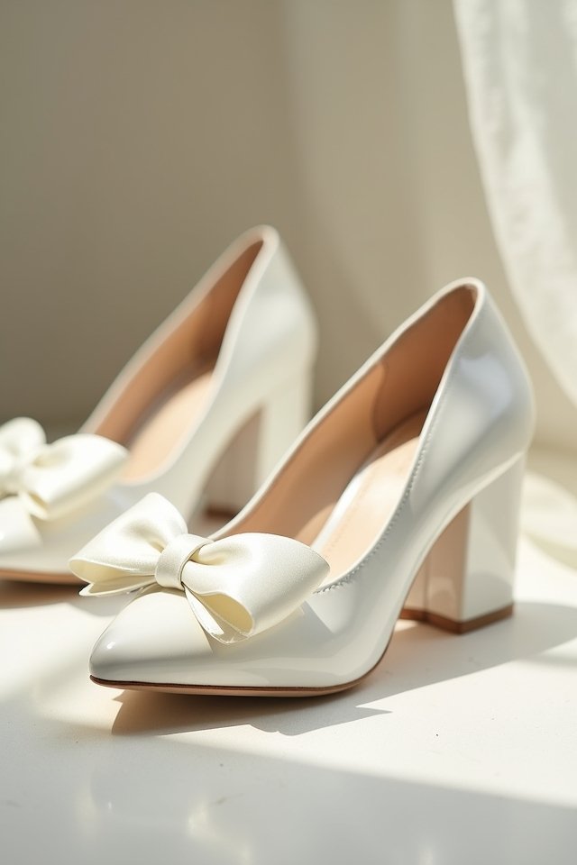 stylish comfort with oversized bow