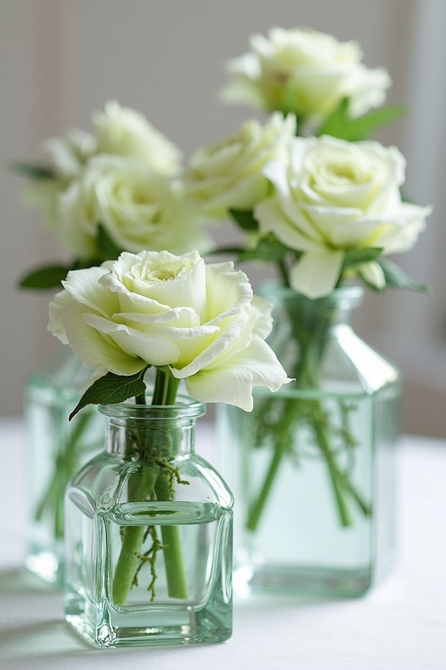 stylish geometric glass vases