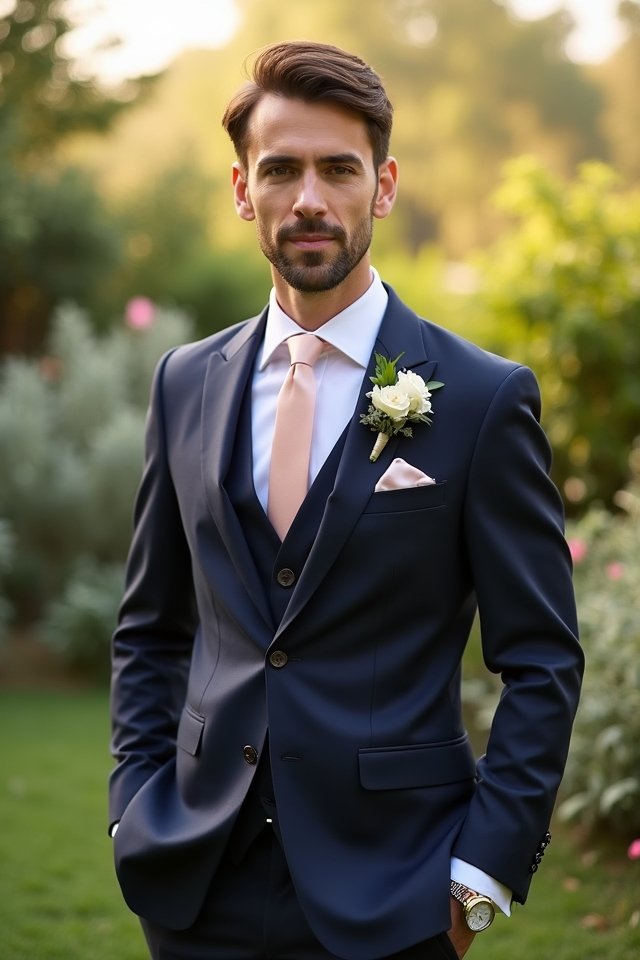 stylish groom s tailored outfit