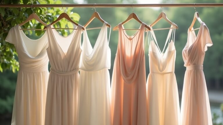 stylish minimalist wedding attire