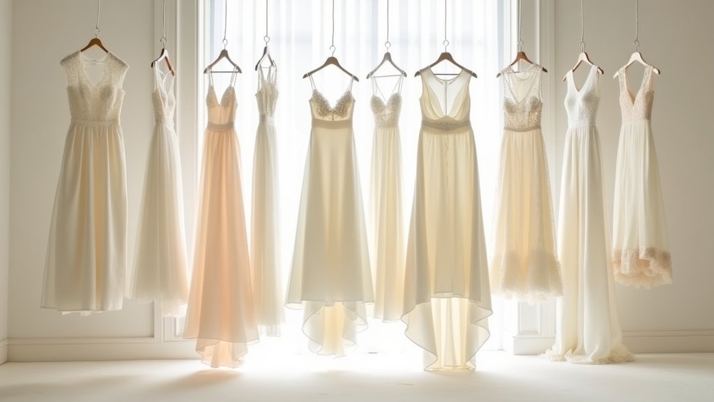 stylish minimalist wedding dresses