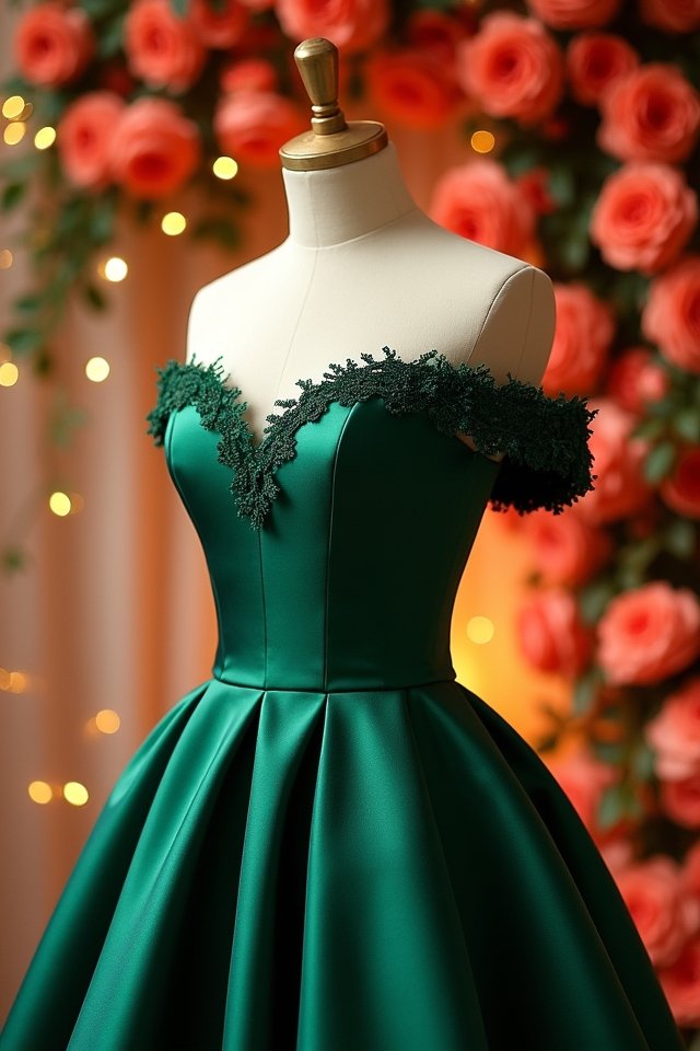 stylish off the shoulder dress