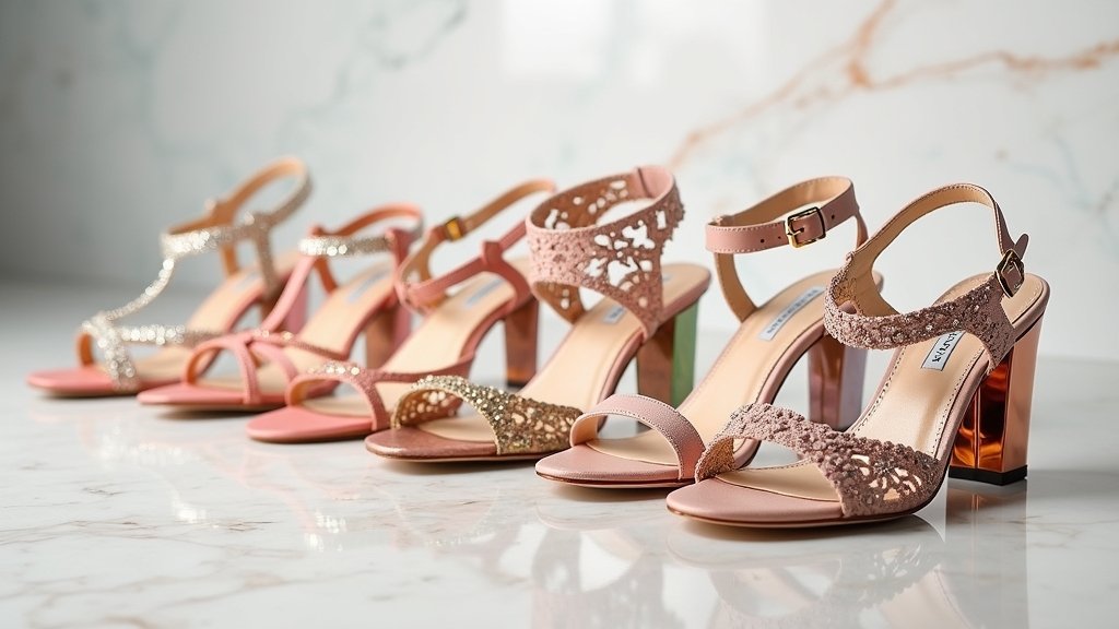 stylish sandals with heels