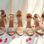 stylish wedding flat sandals