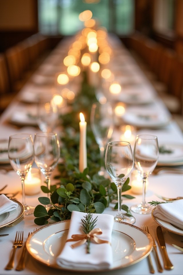 stylish wedding reception details