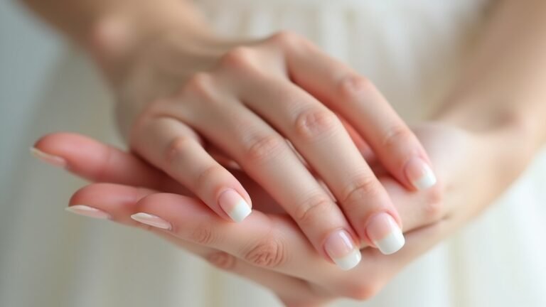 subtle bridal ombre nails