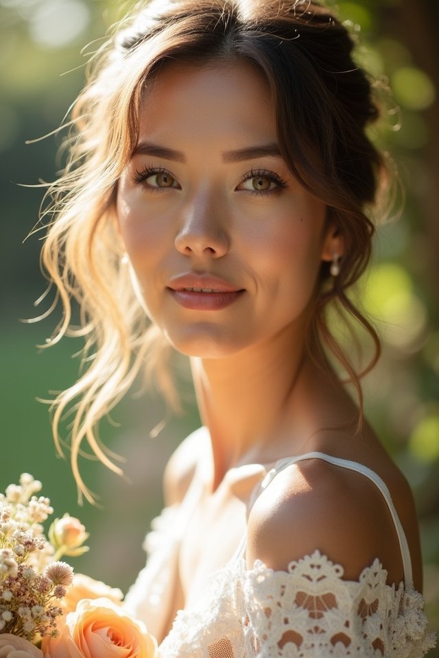 subtle glow for weddings