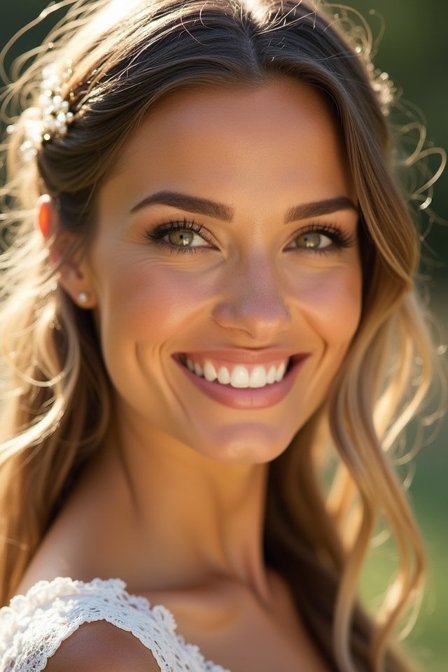 subtle gold wedding glow