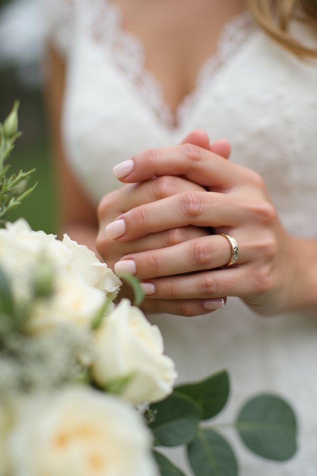 subtle nude nail elegance
