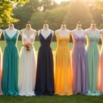 summer wedding bridesmaid colors