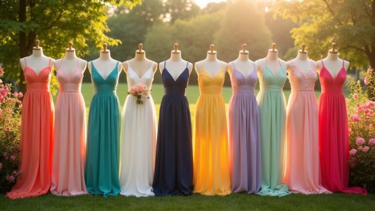 summer wedding bridesmaid colors