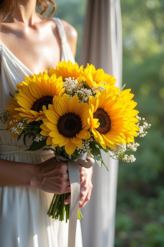 sunflower yellow and grey