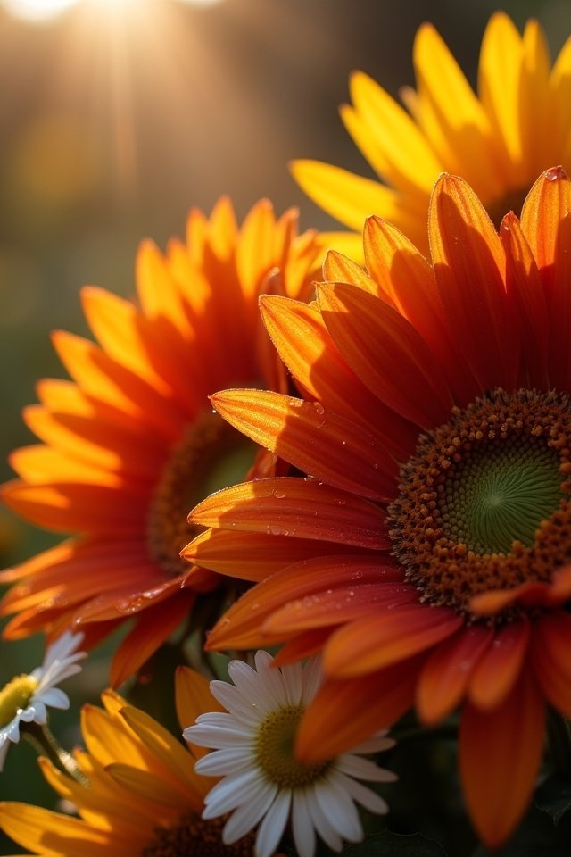 sunflowers and daisies bouquet