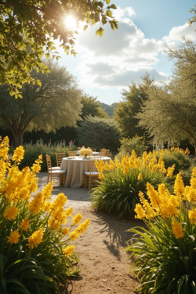 sunny yellow and gray elegance