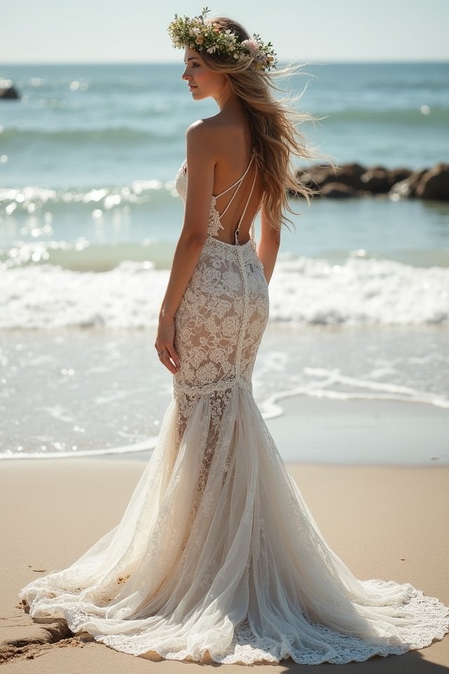 sustainable stylish wedding gown