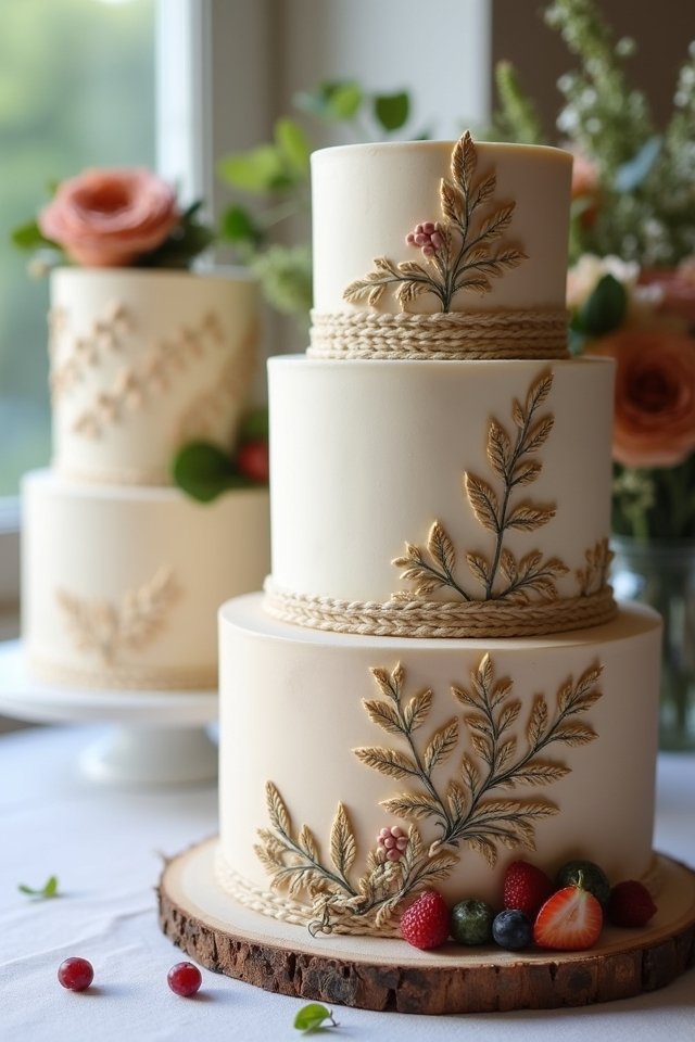 symbolic minimalist cake designs