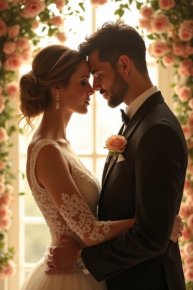 tender forehead connection moment