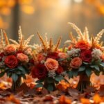 terracotta fall wedding bouquets
