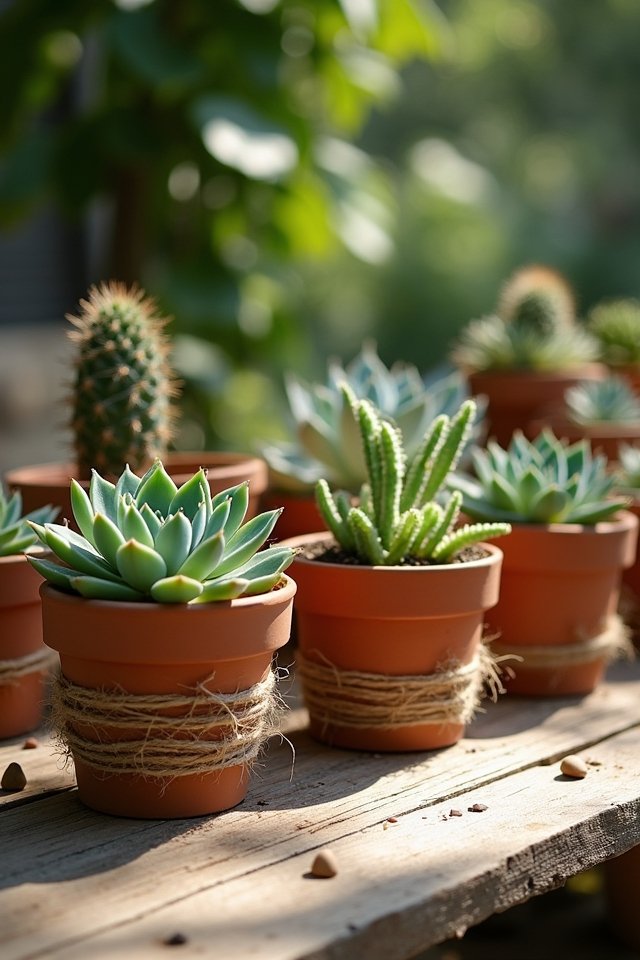 terracotta succulent centerpiece ideas