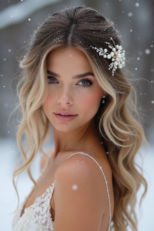 textured beach waves hairstyle