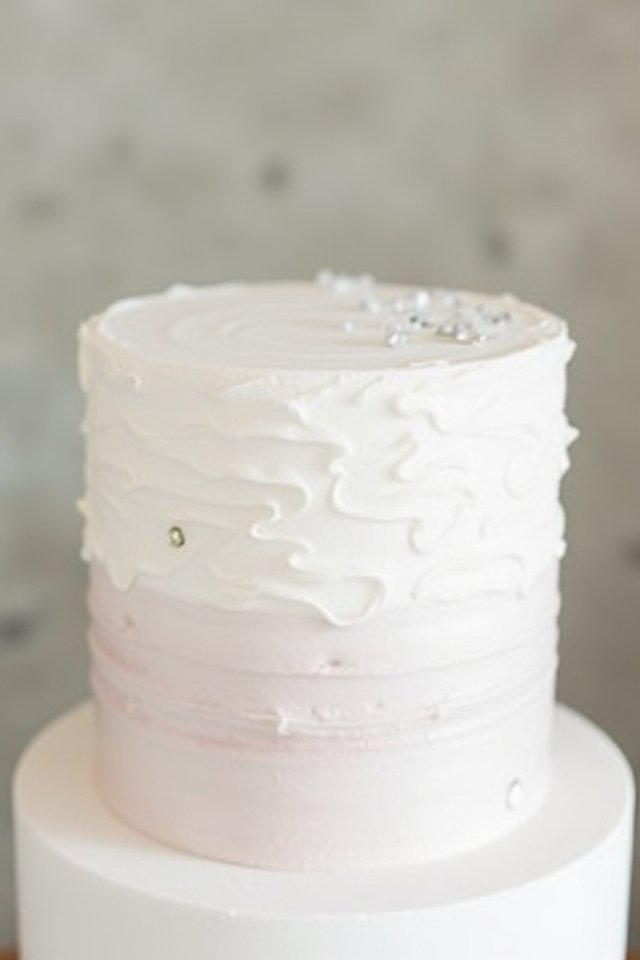 textured buttercream wedding cake