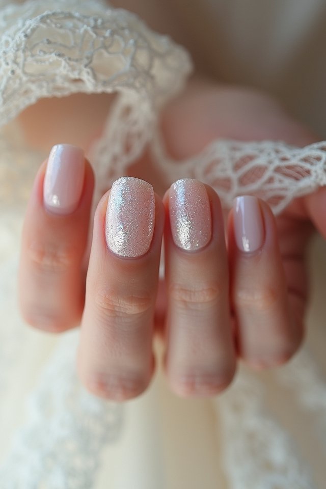 textured pearl nail designs