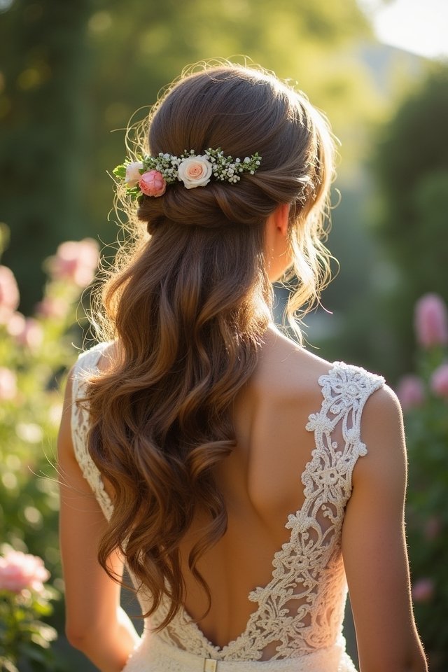 textured ponytail with twist